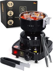 Multipurpose Electric Charcoal Starter Electric Charcoal Burner ETL Approved Electric Stove Coconut Charcoal Lighters with Tongs 450W Hot Plate E Multipurpose Electric Charcoal Starter Electric Charcoal Burner ETL Approved Electric Stove Coconut Charcoal Lighters with Tongs 450W Hot Plate E